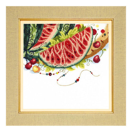 Counted Cross Stitch Kit "Colors of East. Water melon"