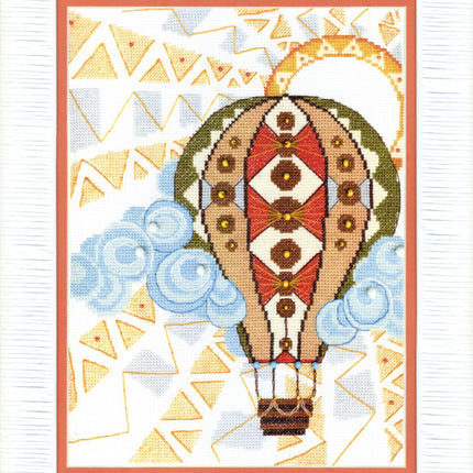 Counted Cross Stitch Kit "Travel in clouds"
