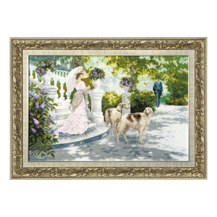 Counted Cross Stitch Kit "Early visit"