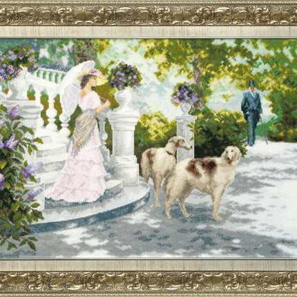 Counted Cross Stitch Kit "Early visit"