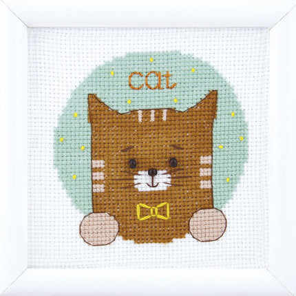 Counted Cross Stitch Kit "World of animals"