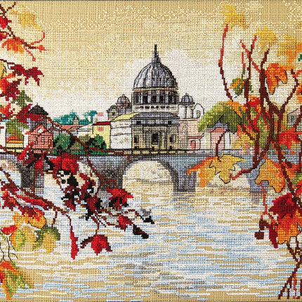 Counted Cross Stitch Kit "Leaves rustle"