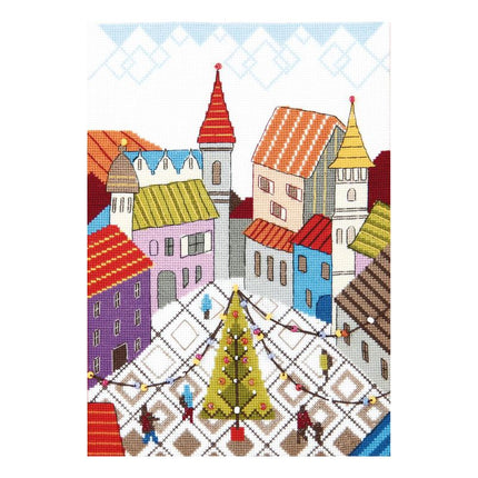 Counted Cross Stitch Kit "Holiday Square"