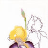 Counted Cross Stitch Kit "Iris aquarelle"
