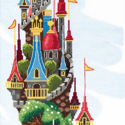 Counted Cross Stitch Kit "Fairytale castle"