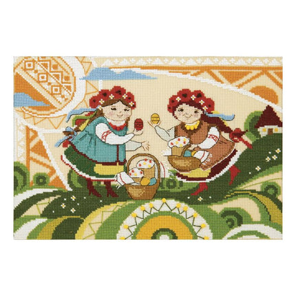 Counted Cross Stitch Kit "Happy Easter"