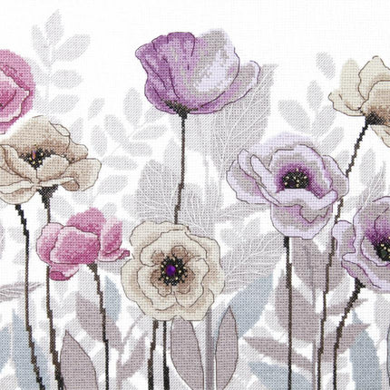 Counted Cross Stitch Kit "On thin stems"