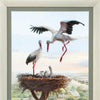 Embellished stitch kit "Storks in the nest"