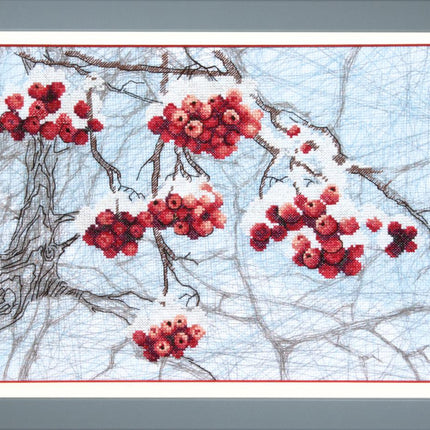 Embellished stitch kit "Winter sketch"