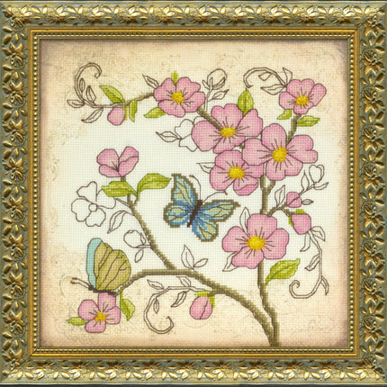Embellished stitch kit "Breathing of spring"