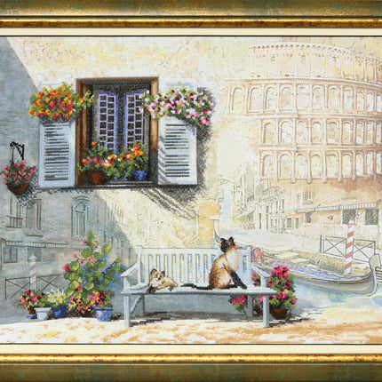 Embellished stitch kit "Journey along Italy"