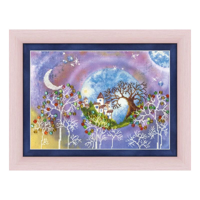 Embellished stitch kit "Interesting planet"