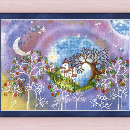 Embellished stitch kit "Interesting planet"