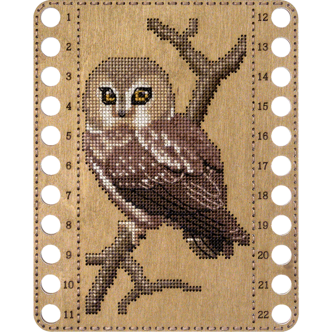 Blanks for embroidery with thread on wood FLHW-016