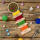 Blanks for embroidery with thread on wood FLHW-003