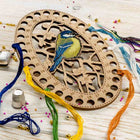 Blanks for embroidery with thread on wood FLHW-014
