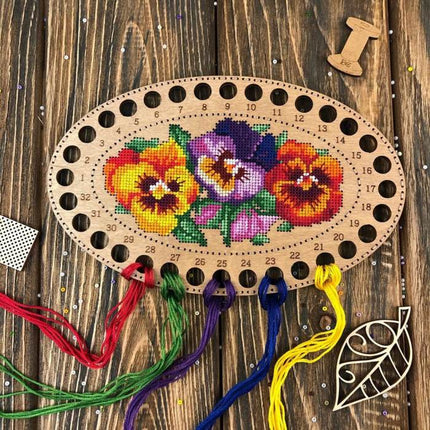 Blanks for embroidery with thread on wood FLHW-015