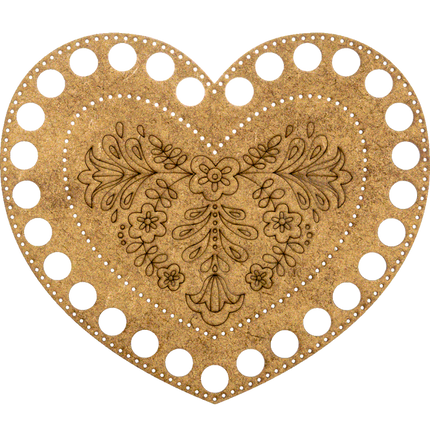 Blanks for embroidery with thread on wood FLHW-017