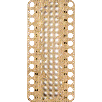 Blanks for embroidery with thread on wood FLHW-019