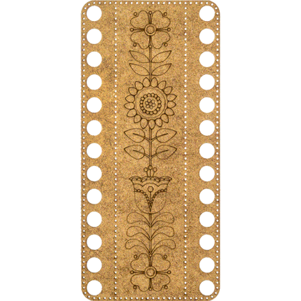 Blanks for embroidery with thread on wood FLHW-019